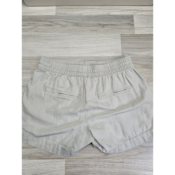 Old Navy Womens Linen Shorts Size Small Tan Khaki Pull-on - Picture 7 of 7